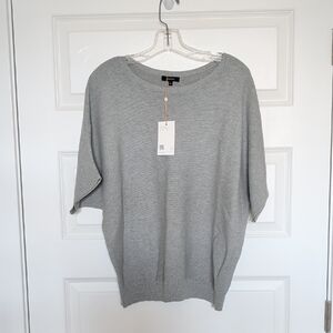 Quince Organic Cotton & Cashmere Gray Sweater